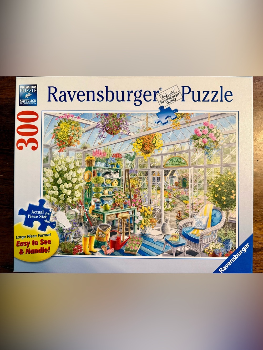 Ravensburger “Greenhouse Heaven” 300pc Puzzle - Colorful Floral Scene